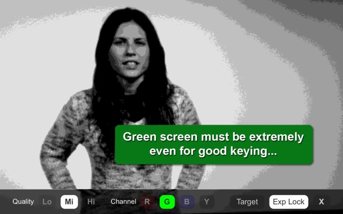 Green Screener Android App Screenshot Green Screener Android App Screenshot