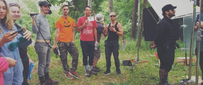 Assassinaut Day 8 Behind the Scenes Slate Pic