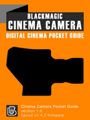 Blackmagic Design Cinema Camera Pocket Guide Cover