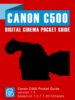 Canon C500 Pocket Guide Cover