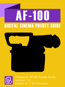 Panasonic AF-100 Pocket Guide Cover