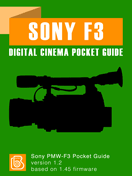 Sony PMW-F3 Pocket Guide Cover