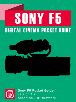 Sony F5 Pocket Guide Cover