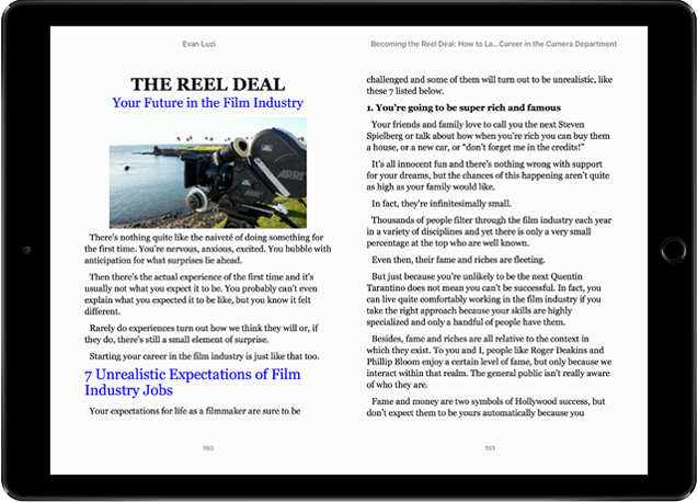 Becoming the Reel Deal iPad Preview 1