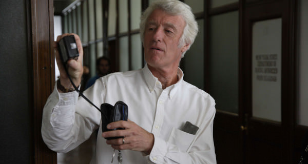 Roger Deakins, ASC, BSC Cinematographer with Light Meter