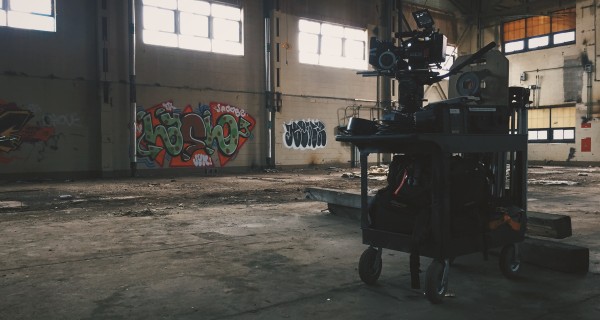 Camera Cart on Location on Assasinaut Movie